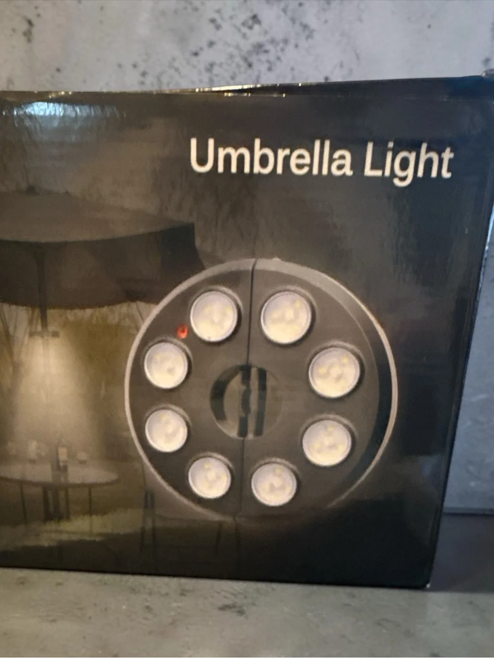 Amazon Black Umbrella Light LED Ring Lantern